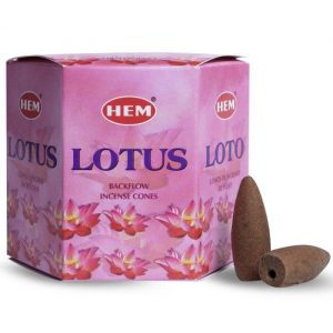 HEM Backflow Rökelsekoner Lotus (12 Koner)
