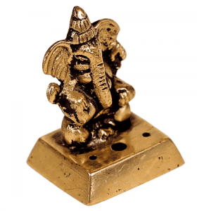 Rökelsebrännare Ganesha Mässing (4,5 cm)