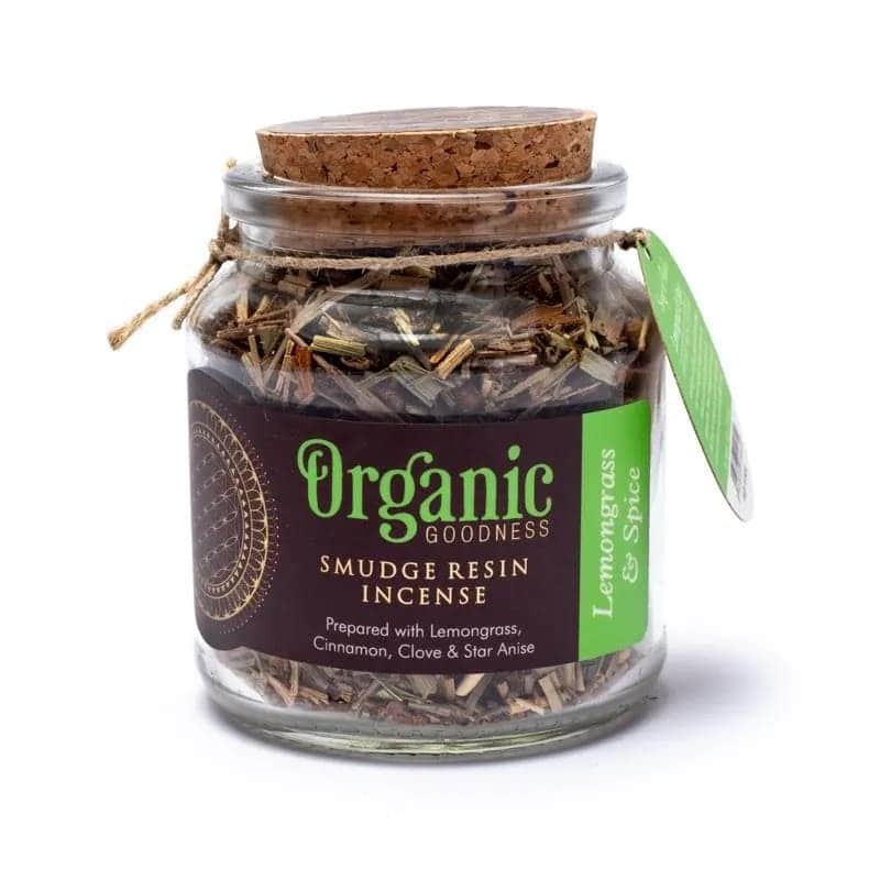 Organic Goodness Lemongrass & Spice Smudge Incense Herbs (80 gram)