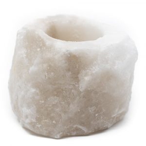 Saltsten Värmeljushållare Vit (400 - 700 gram) ca. 9 x 9 x 10 cm