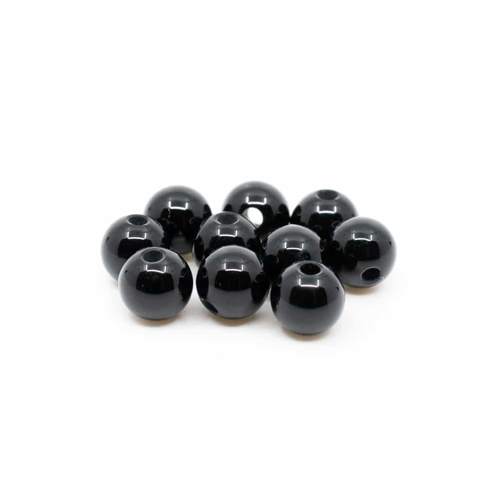 Ädelsten Lösa Pärlor Obsidian -10 Stycken (6 mm)