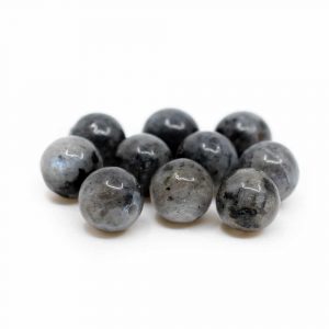Ädelsten Lösa Pärlor Labradorit - 10 stycken (6 mm)