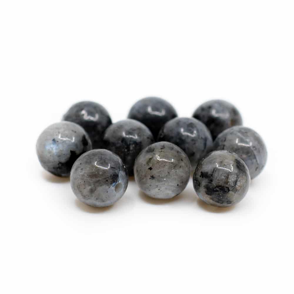 Ädelsten Lösa Pärlor Labradorit - 10 stycken (6 mm)