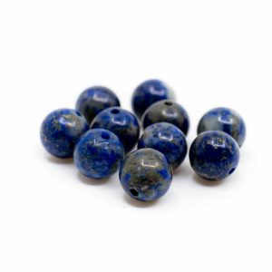 Ädelsten Lösa Pärlor Lapis Lazuli - 10 st (6 mm)
