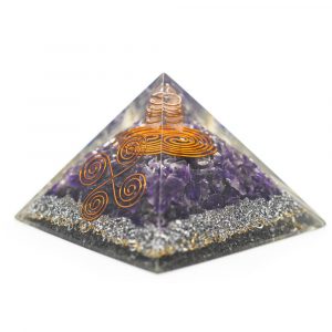 Orgonit pyramid Ametist - Vastu - (70 mm)