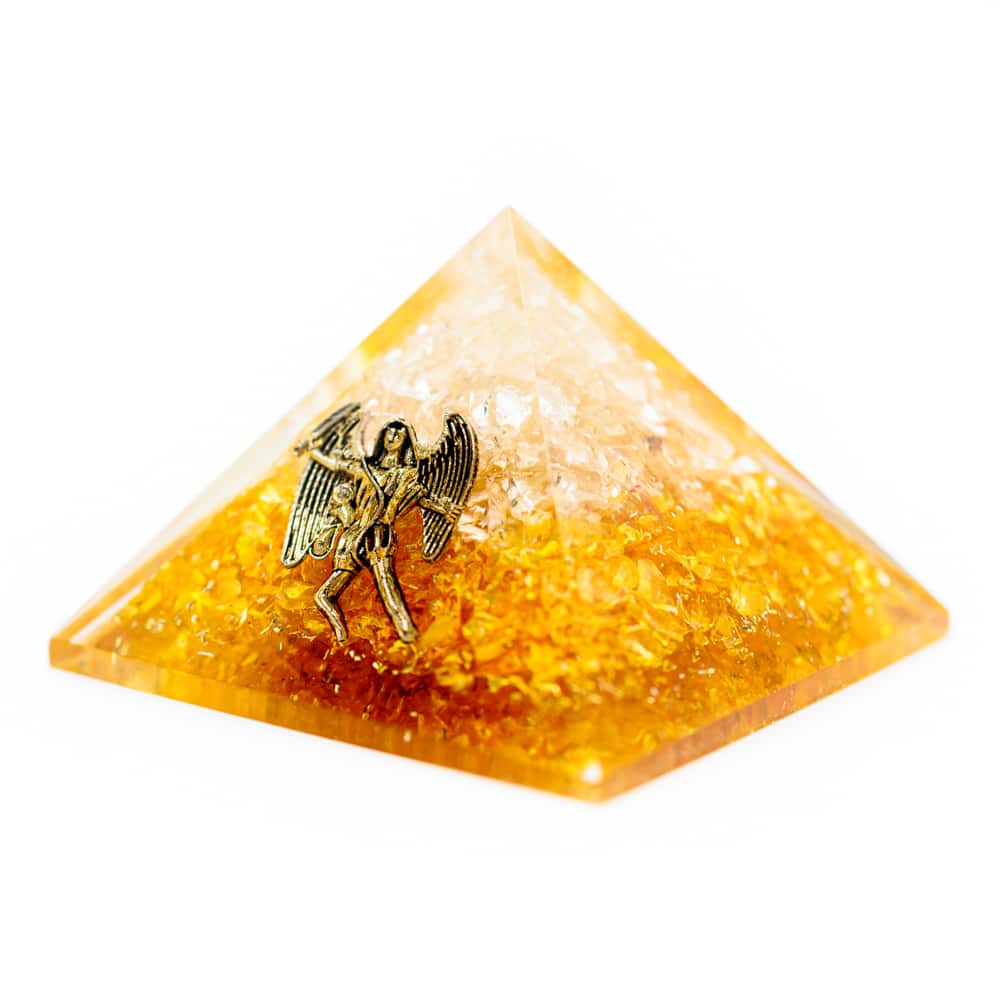 Orgonit Pyramid Citrin - Ängel - (40 mm)