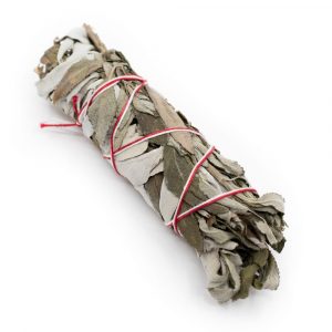 Vit salvia och Yerba Santa Smudge Stick (ca. 8 - 10 cm)