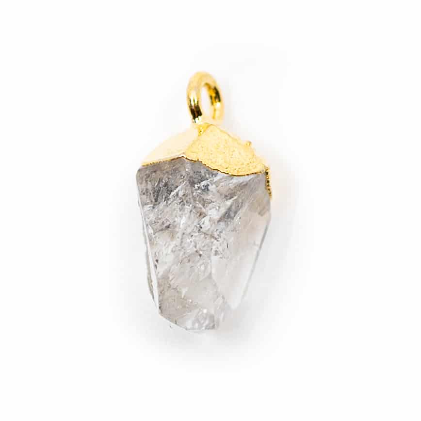 Månadssten Hänge April Herkimer Diamant (10 mm)