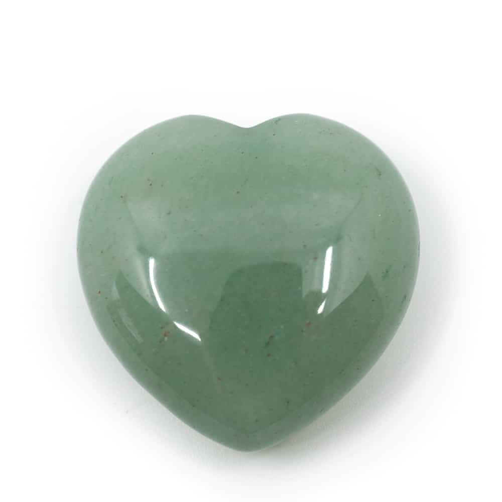 Ädelsten Hjärta Grön Aventurin (30 mm)
