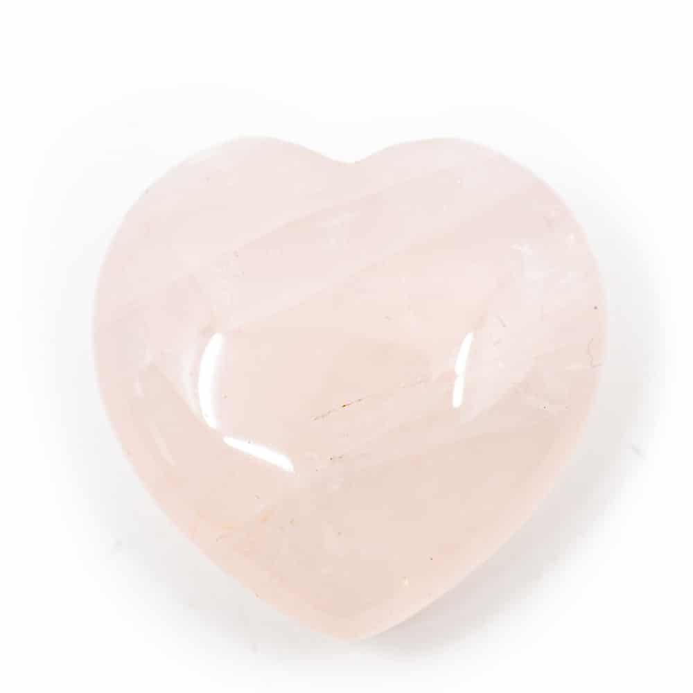Ädelsten Hjärta Rosenkvarts (30 mm)