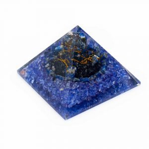 Orgonit Pyramid Lapis Lazuli - Med Mini träd - (80 mm)