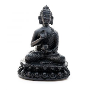 Buddha Staty- Svart - Lärande (10 cm)