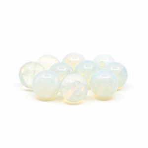 Ädelstenar Lösa Pärlor Opalite - 10 stycken (12 mm)