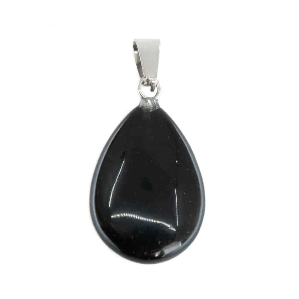 Droppformad Obsidian Hänge (20 mm)