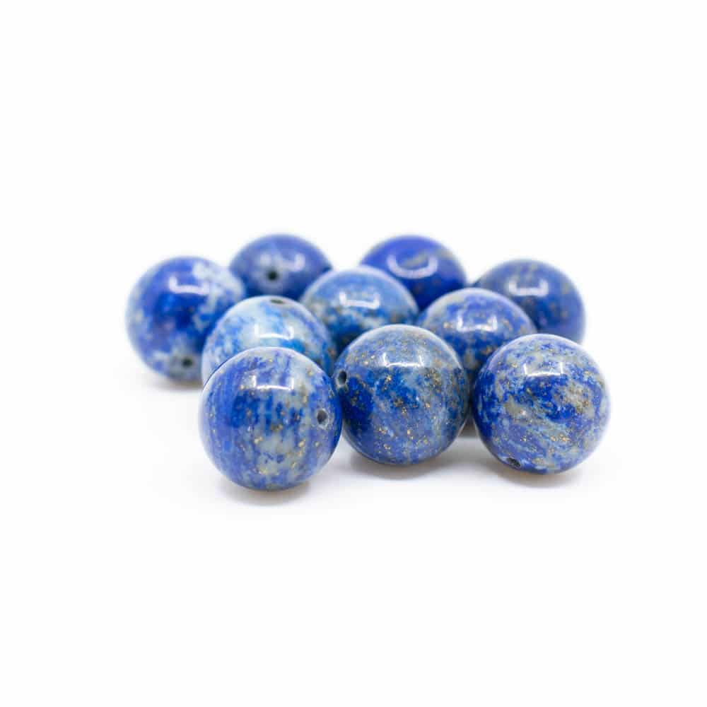 Ädelsten Lösa Pärlor Lapis Lazuli -10 Stycken (12 mm)