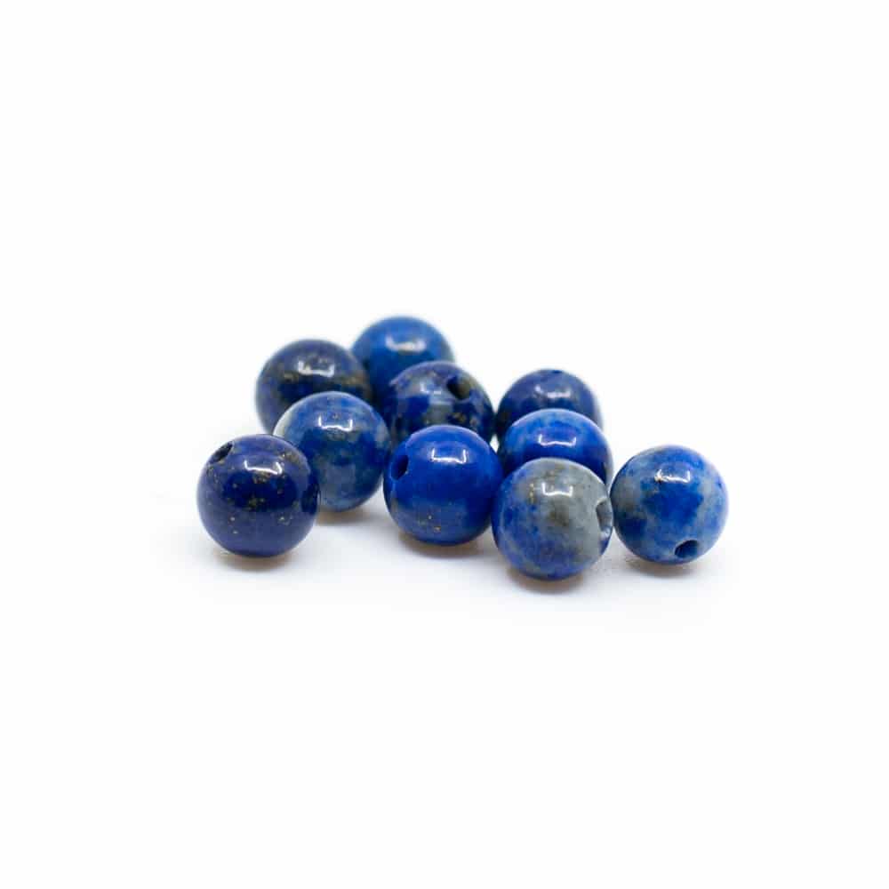 Ädelsten Lösa Pärlor Lapis Lazuli - 10 st (4 mm)