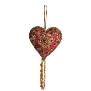 Traditionell Dekorationshänge Hjärta (25 cm)