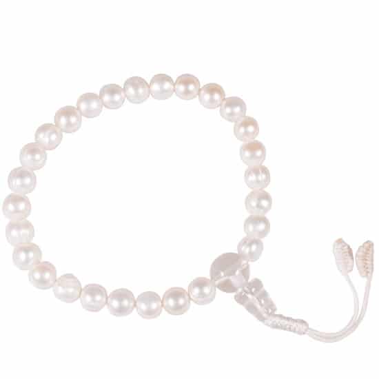 Ädelsten armband Pearl Mala med 21 pärlor