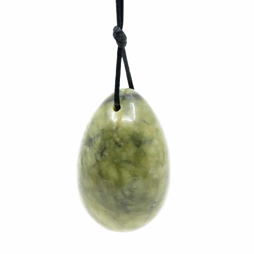 Yoni Ägg Grön Jade (45 x 30 mm)