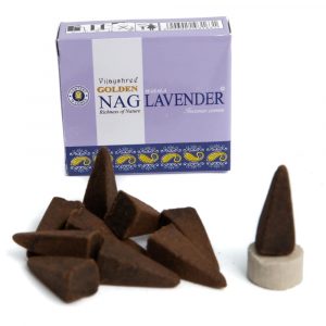 Golden Nag Lavender Rökelsekoner (1 paket)