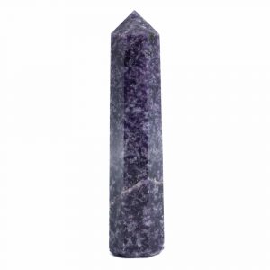 Ädelsten Obelisk Spets Lepidolit - 80-100 mm
