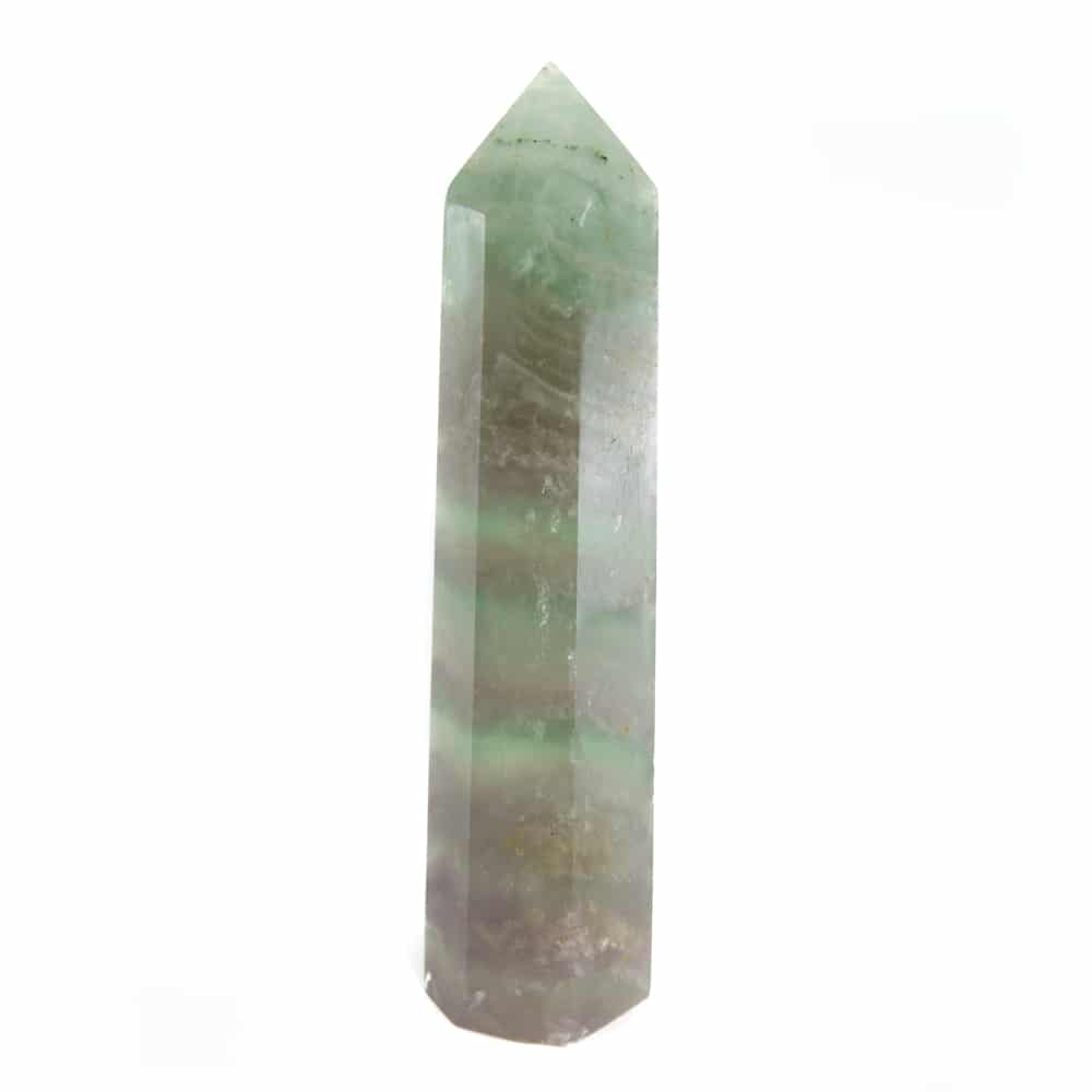 Ädelsten Obelisk Spets Vattenmelon Fluorit 80-100 mm