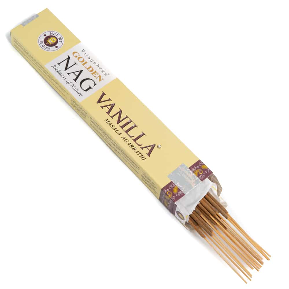 Golden Nag Vanilla Rökelse (1 paket)