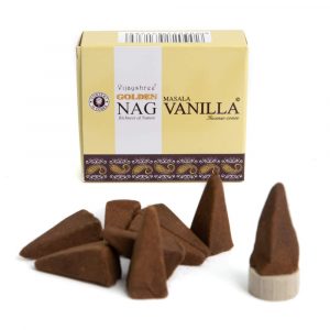 Golden Nag Vanilla Rökelsekoner (1 paket)