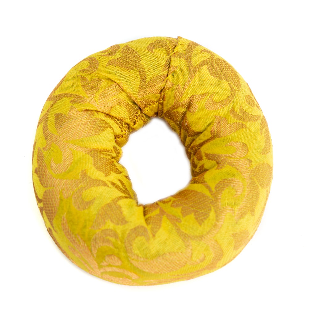 Kudde i Ringform för Klangskål gul (10 x 3 cm)