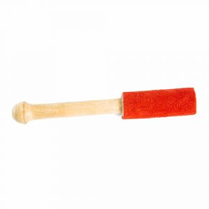 Trästav för Klangskål Liten med Mocka Röd (15 cm)