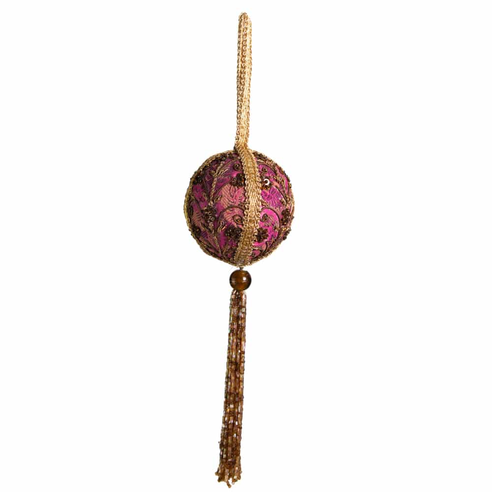 Traditionell Dekorationshänge Rosa Boll (30 cm)
