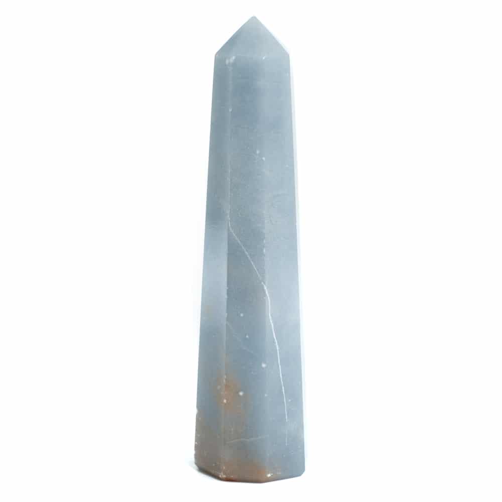 Ädelsten Obelisk Spets Angelit - 60-90 mm
